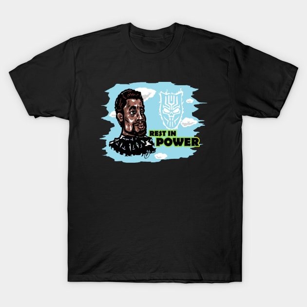 Rest in POWER our King! T-Shirt by beetoons